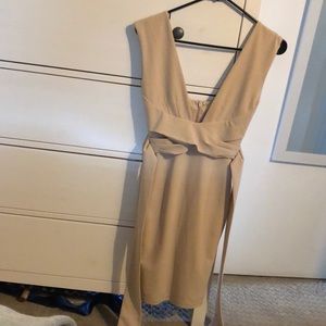 Tan dress